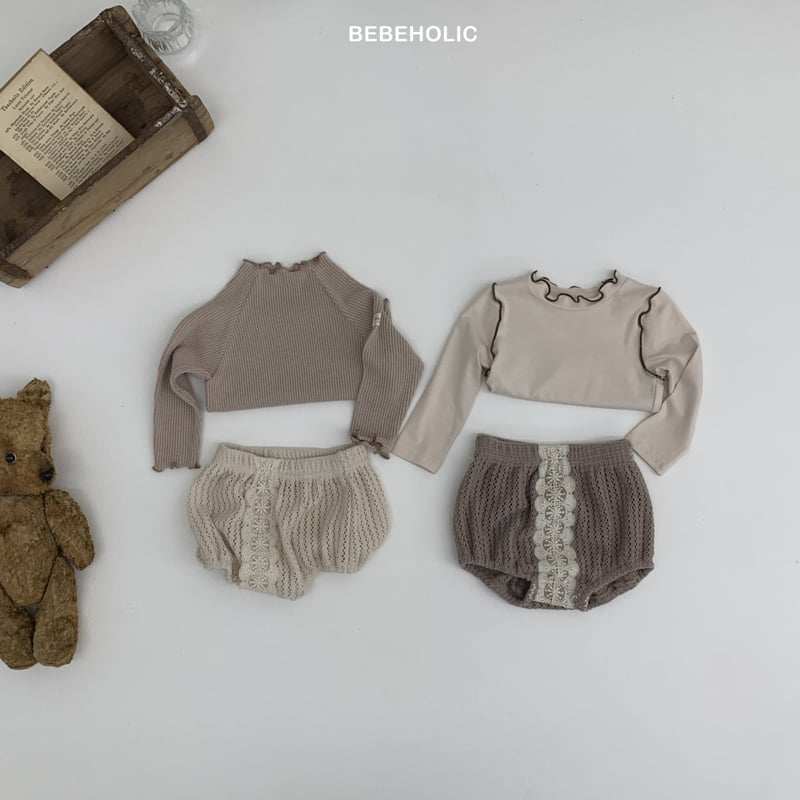 Bebe Holic - Korean Baby Fashion - #babyclothing - Benjamin Lace Bloomer - 3