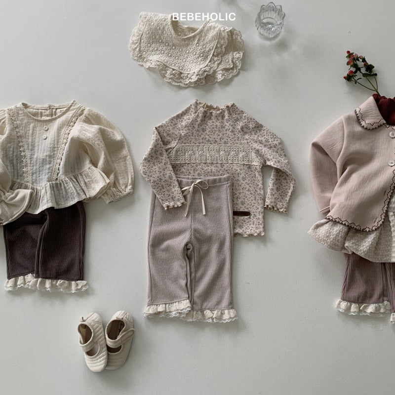 Bebe Holic - Korean Baby Fashion - #babyclothing - Double Lace Bootcut - 2