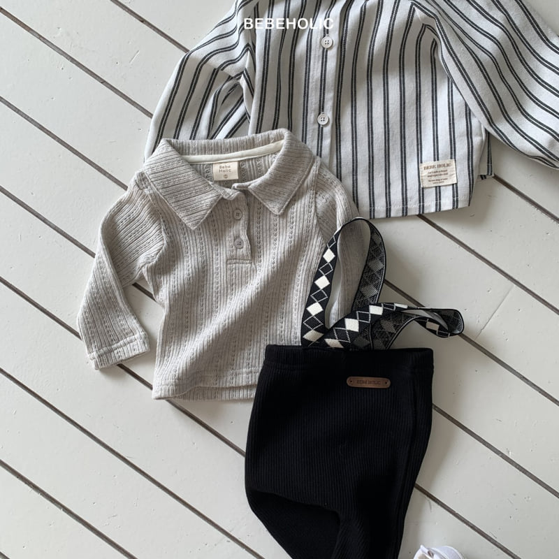 Bebe Holic - Korean Baby Fashion - #babyfashion - Acon Henley Tee - 8