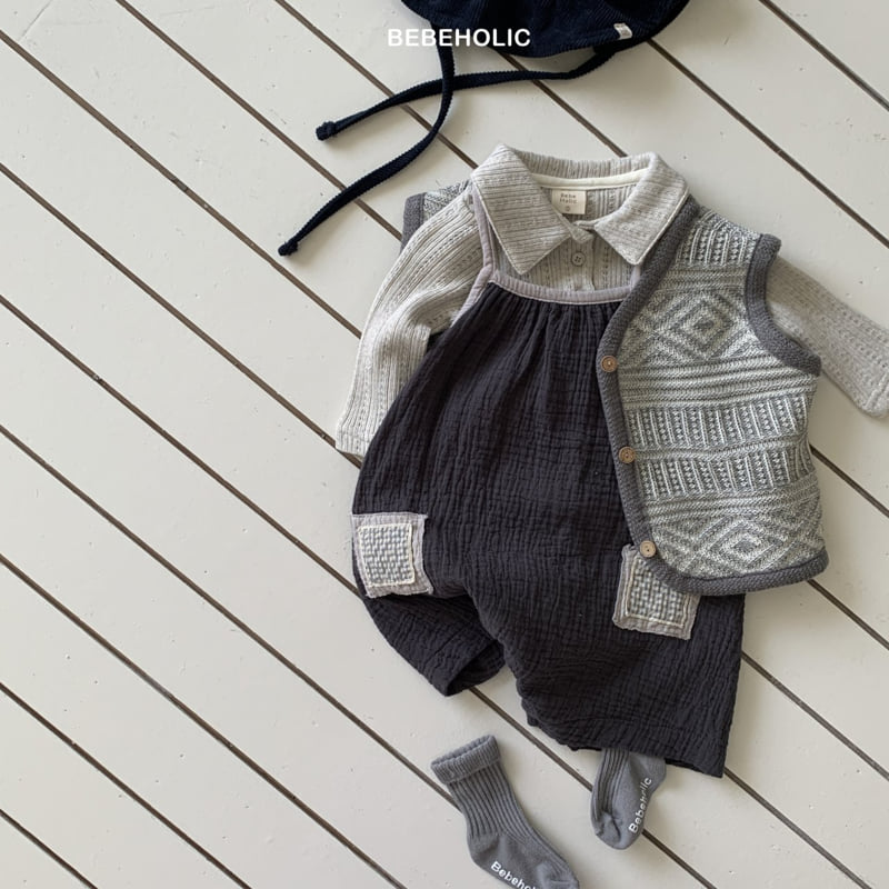 Bebe Holic - Korean Baby Fashion - #babyfashion - Potato Sleeveless Suit - 7
