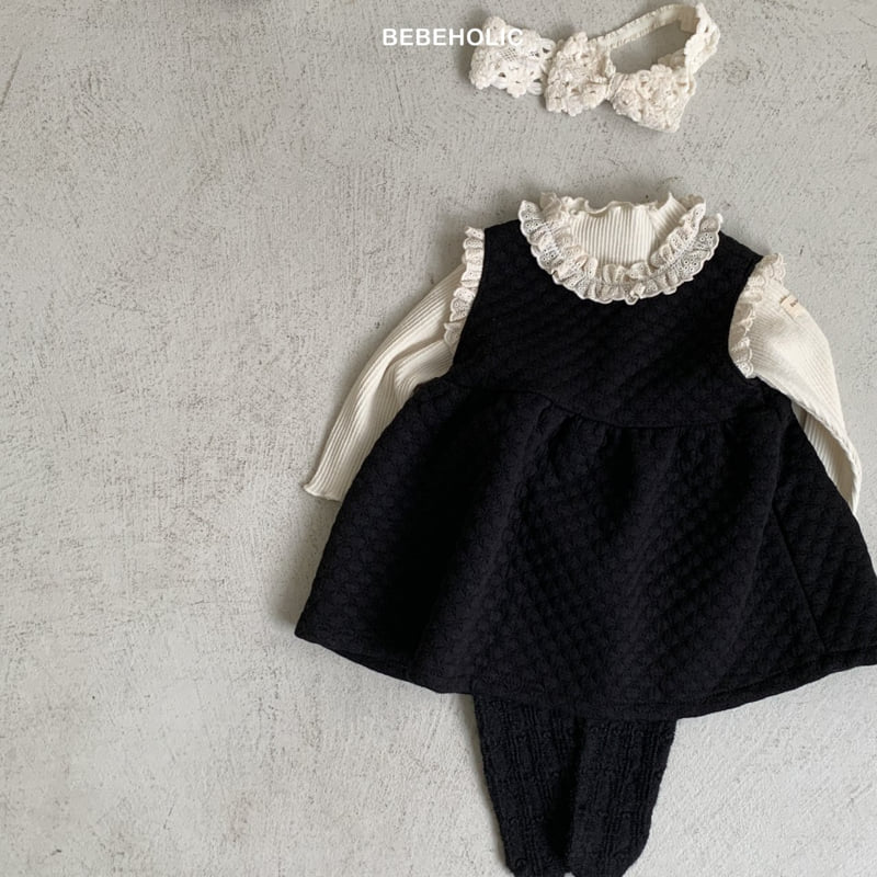 Bebe Holic - Korean Baby Fashion - #babyfashion - Pure Lace One-piece - 8
