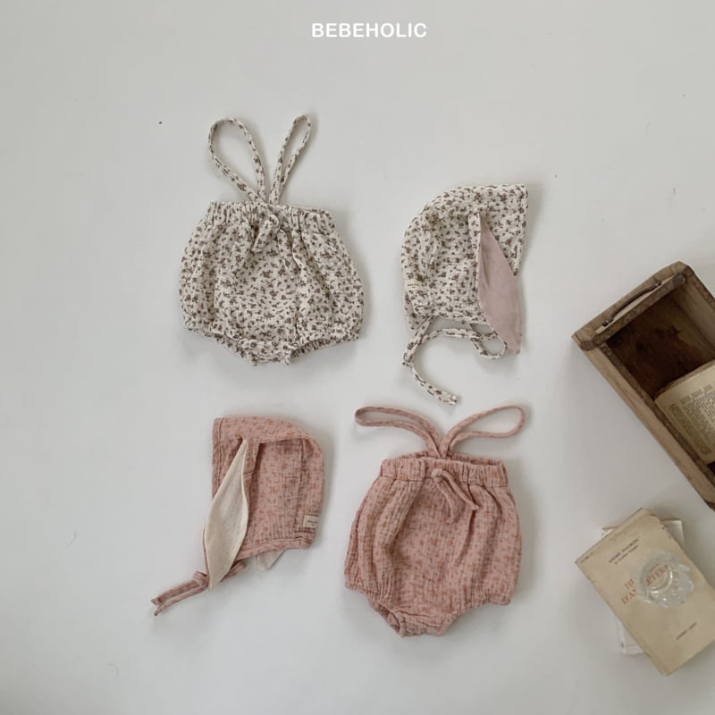 Bebe Holic - Korean Baby Fashion - #babyfashion - Rabbit Bonnet Set - 9