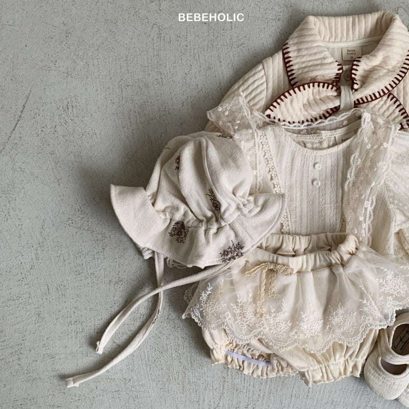 Bebe Holic - Korean Baby Fashion - #babyfashion - Cheese Lace Bloomer - 6