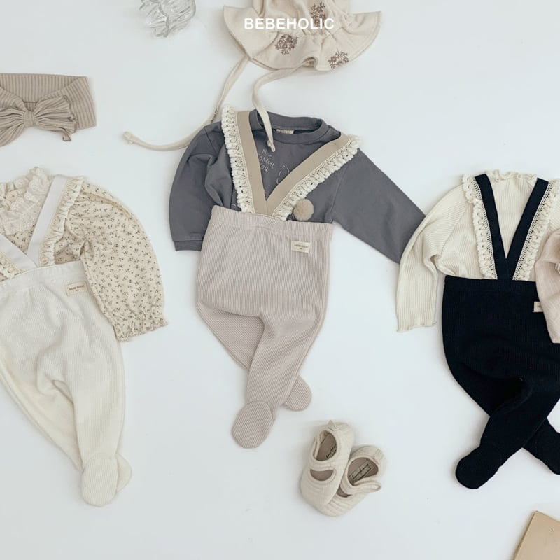 Bebe Holic - Korean Baby Fashion - #babyfashion - Bella Lace Footed Leggings - 2