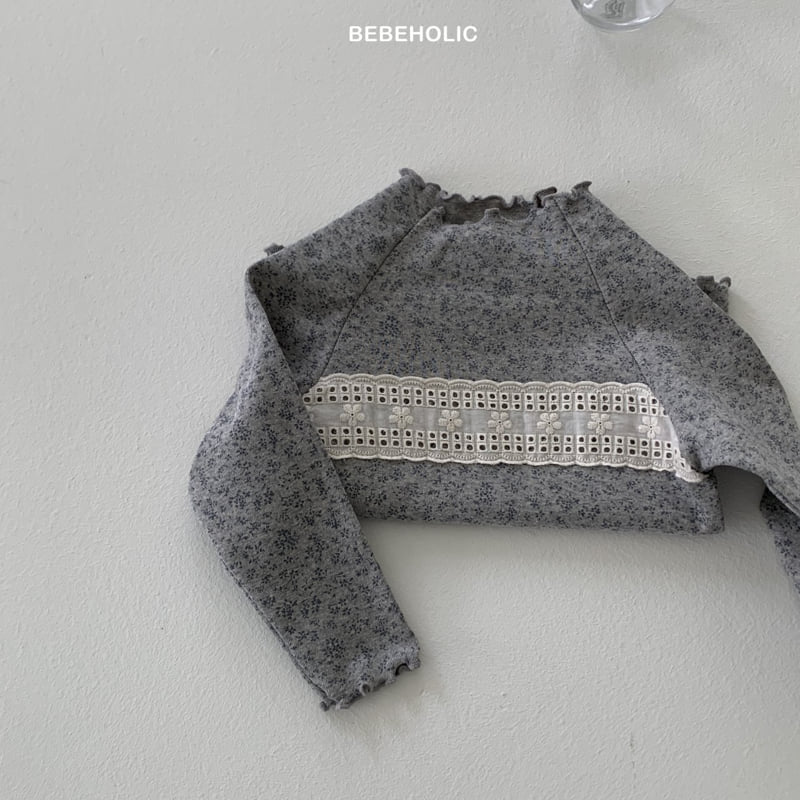 Bebe Holic - Korean Baby Fashion - #babyfever - Flora Lace Tee - 12