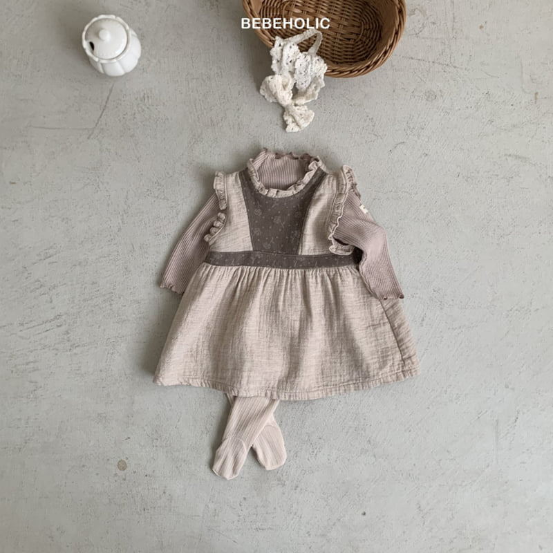 Bebe Holic - Korean Baby Fashion - #babyfever - Corsage One-piece - 8