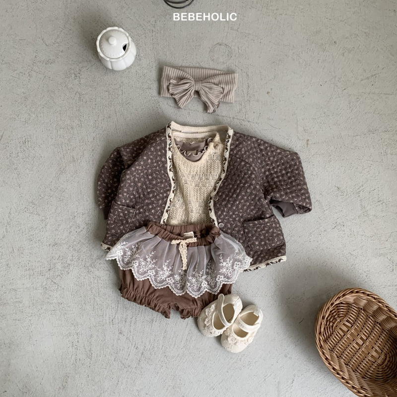 Bebe Holic - Korean Baby Fashion - #babyfever - Cheese Lace Bloomer - 7
