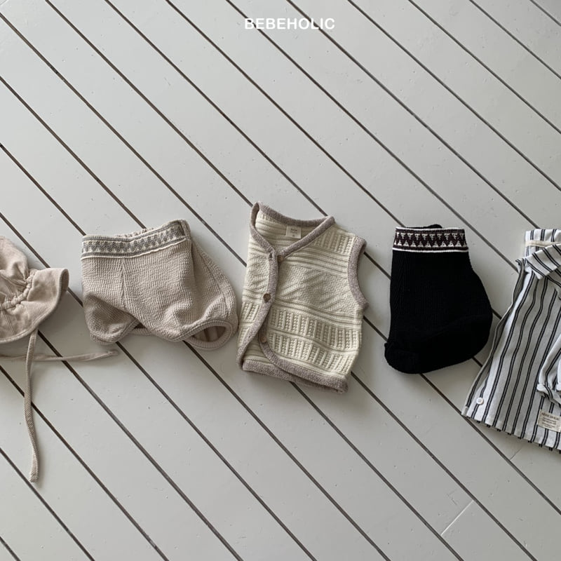 Bebe Holic - Korean Baby Fashion - #babyfever - Zigzag Pants - 4
