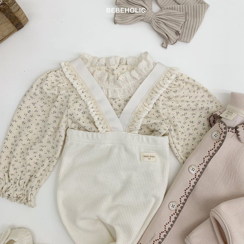 Bebe Holic - Korean Baby Fashion - #babyfever - Bella Lace Footed Leggings - 4