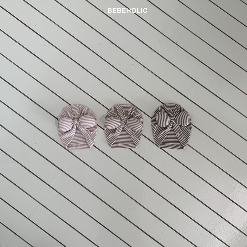 Bebe Holic - Korean Baby Fashion - #babylifestyle - Ppongppong Ribbon Turban - 3