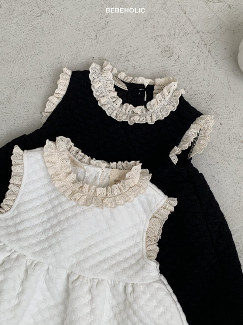 Bebe Holic - Korean Baby Fashion - #babylifestyle - Pure Lace One-piece - 11