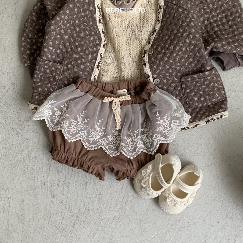 Bebe Holic - Korean Baby Fashion - #babylifestyle - Cheese Lace Bloomer - 9
