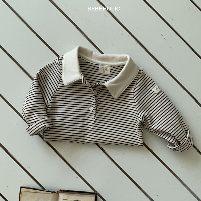 Bebe Holic - Korean Baby Fashion - #babyoninstagram - Cony Style Collar Tee - 11