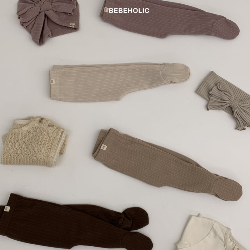 Bebe Holic - Korean Baby Fashion - #babyoninstagram - Olive Footed Leggings - 3