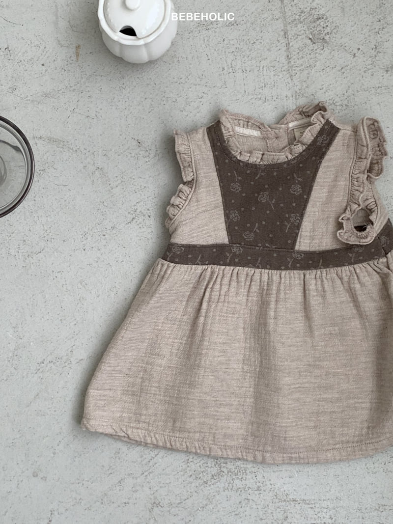 Bebe Holic - Korean Baby Fashion - #babyootd - Corsage One-piece - 12