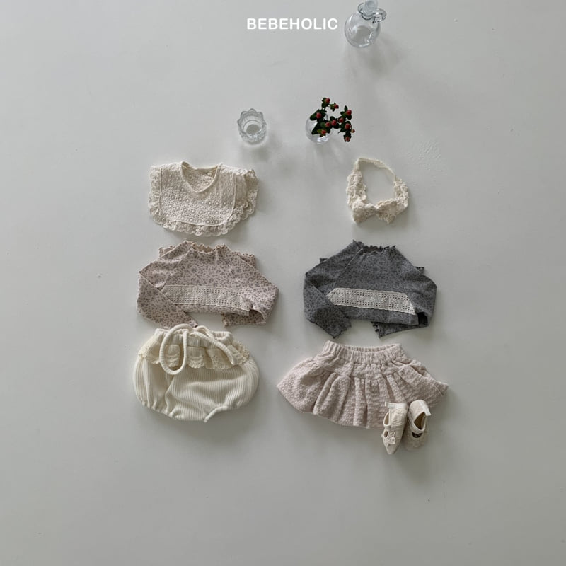 Bebe Holic - Korean Baby Fashion - #babyoutfit - Flora Lace Tee - 3