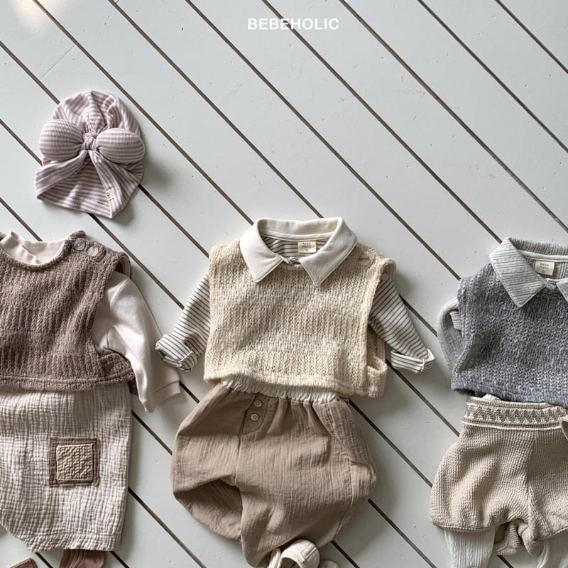 Bebe Holic - Korean Baby Fashion - #babyoutfit - Luca Knit Vest - 2