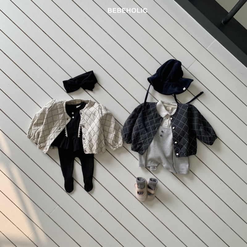 Bebe Holic - Korean Baby Fashion - #babyoutfit - Diamond Cardigan