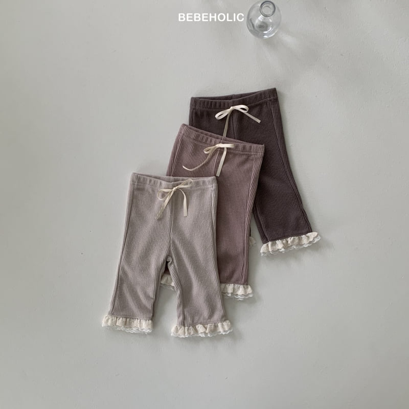 Bebe Holic - Korean Baby Fashion - #babyoutfit - Double Lace Bootcut - 10