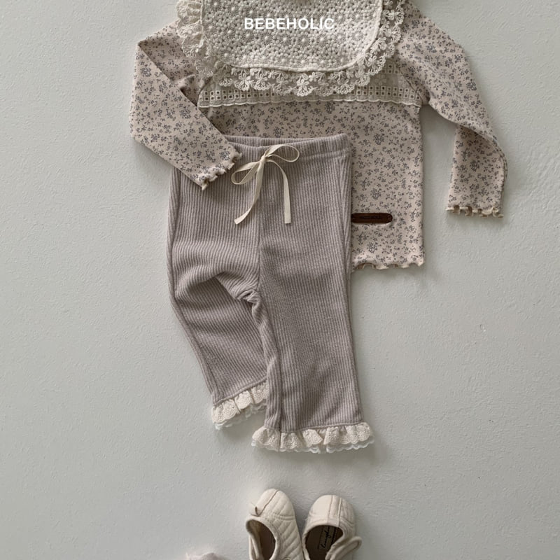 Bebe Holic - Korean Baby Fashion - #babyoutfit - Double Lace Bootcut - 9