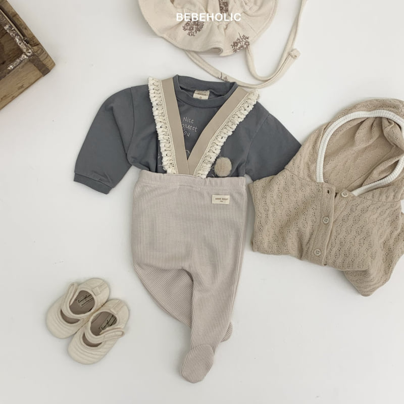 Bebe Holic - Korean Baby Fashion - #babyoutfit - Bella Lace Footed Leggings - 8