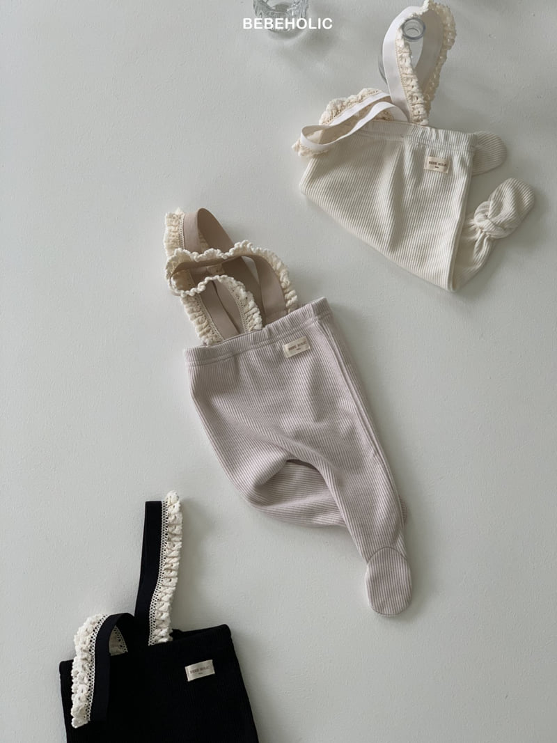 Bebe Holic - Korean Baby Fashion - #babyoutfit - Bella Lace Footed Leggings - 9