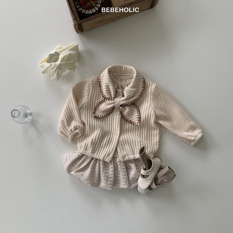 Bebe Holic - Korean Baby Fashion - #babywear - Roni Collar Cardigan - 3