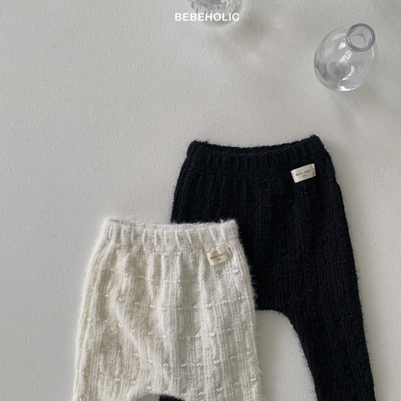 Bebe Holic - Korean Baby Fashion - #babywear - Heart Ppong Footed Leggings - 9