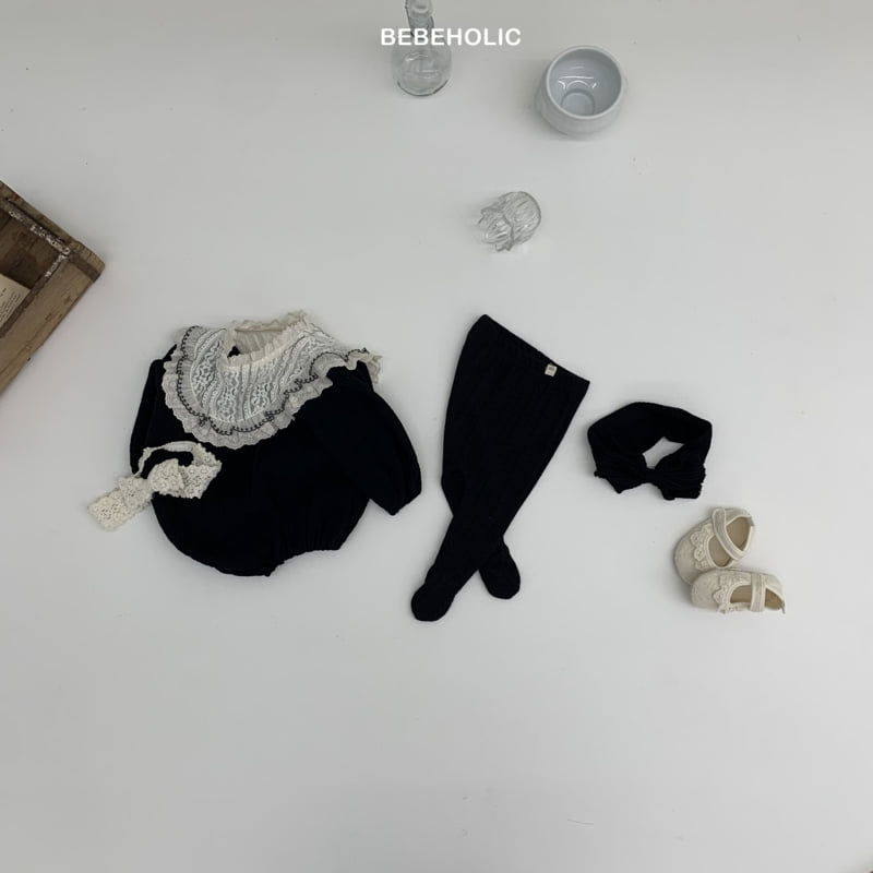 Bebe Holic - Korean Baby Fashion - #babywear - Cable Knit Footed Leggings - 8