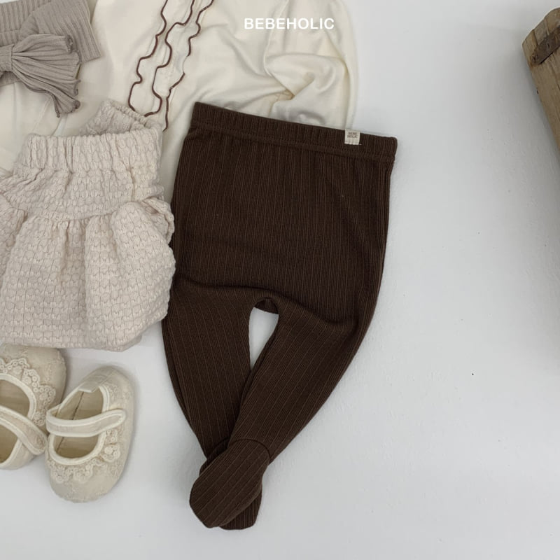 Bebe Holic - Korean Baby Fashion - #babywear - Olive Footed Leggings - 7