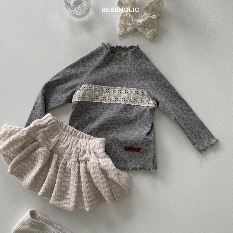 Bebe Holic - Korean Baby Fashion - #onlinebabyboutique - Flora Lace Tee - 5