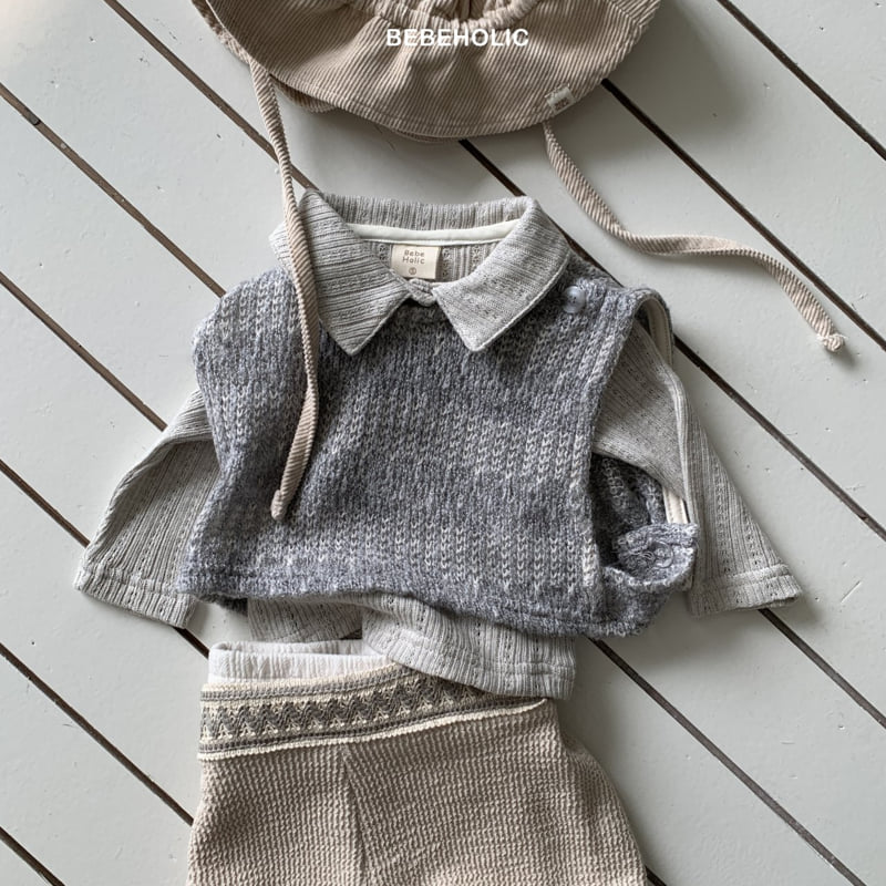 Bebe Holic - Korean Baby Fashion - #onlinebabyboutique - Luca Knit Vest - 5