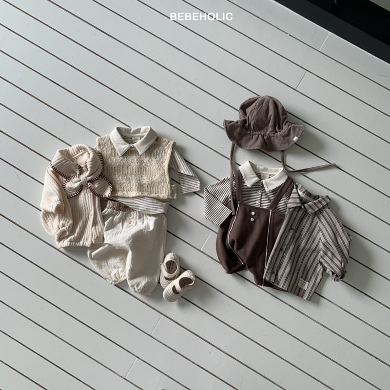 Bebe Holic - Korean Baby Fashion - #onlinebabyboutique - Cony Style Collar Tee