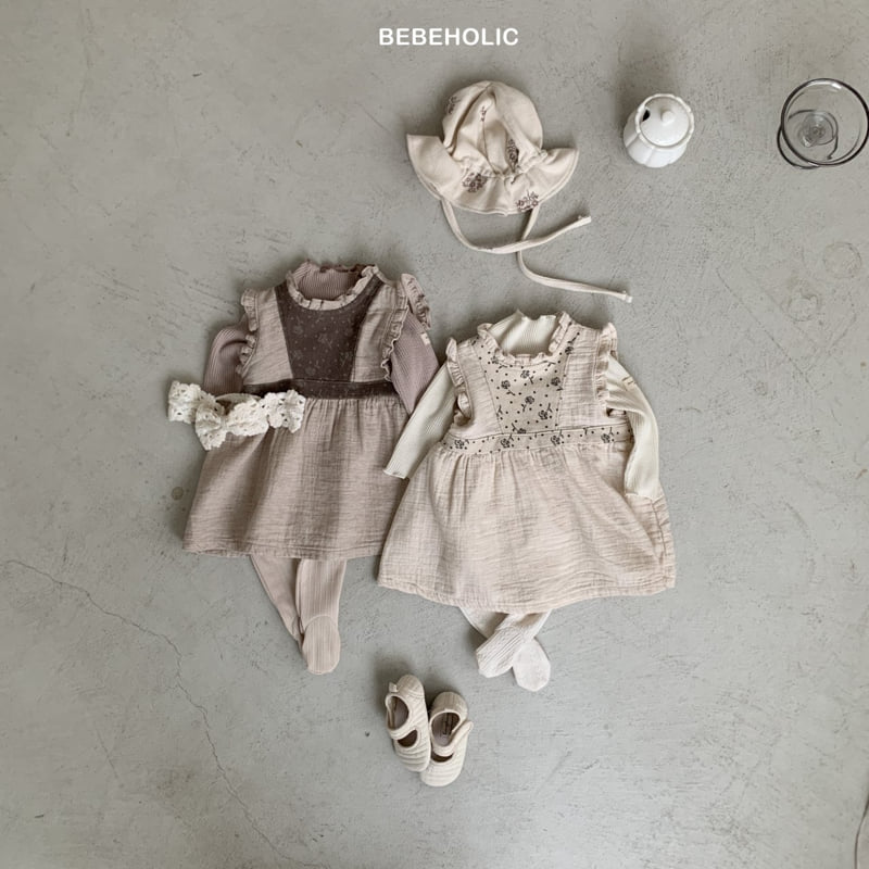 Bebe Holic - Korean Baby Fashion - #onlinebabyboutique - Corsage One-piece