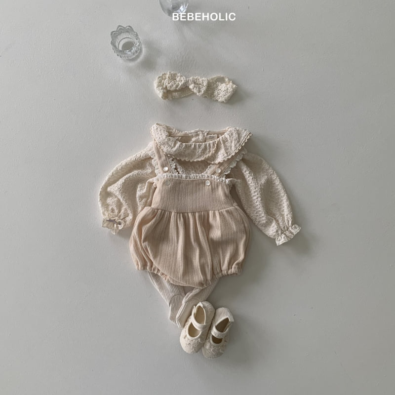 Bebe Holic - Korean Baby Fashion - #onlinebabyboutique - Rumi Ribbed Suit - 6