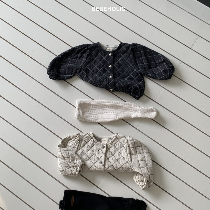 Bebe Holic - Korean Baby Fashion - #onlinebabyboutique - Diamond Cardigan - 4