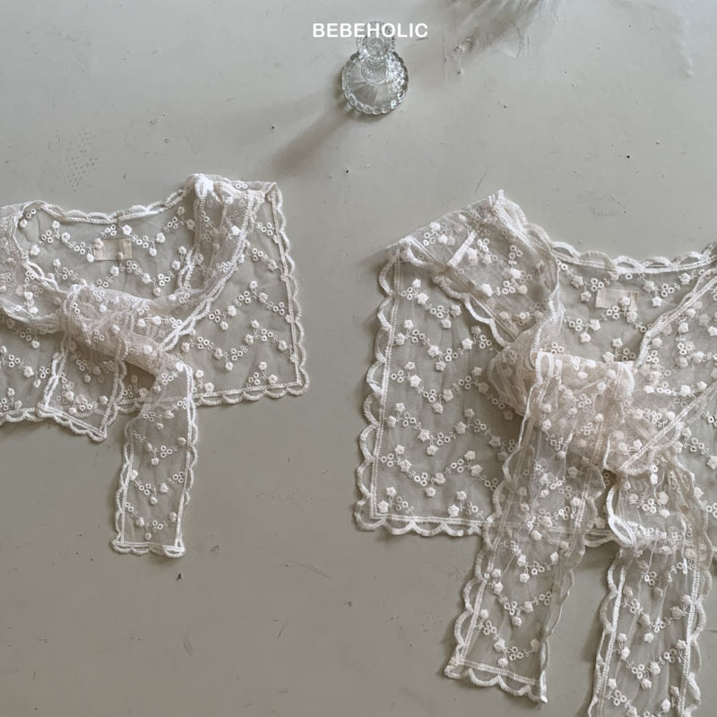 Bebe Holic - Korean Women Fashion - #vintageinspired - Lace Cape (Mom) - 4