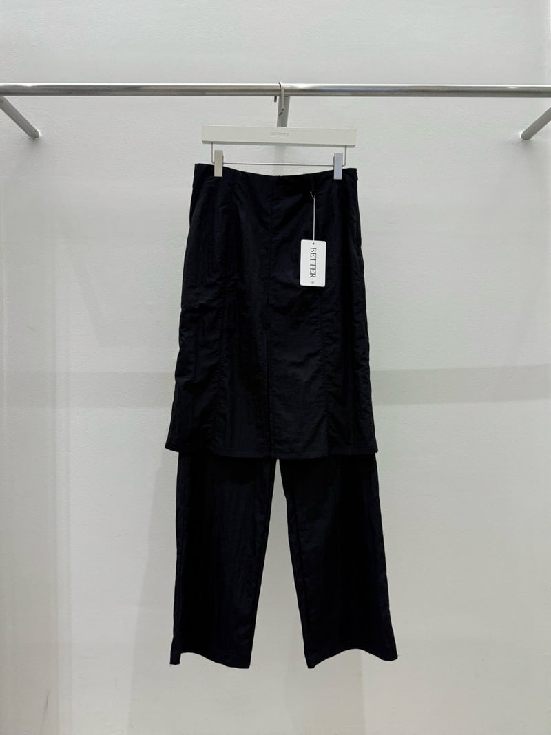 Better - Korean Women Fashion - #momslook - Stone Skirt Pants - 2