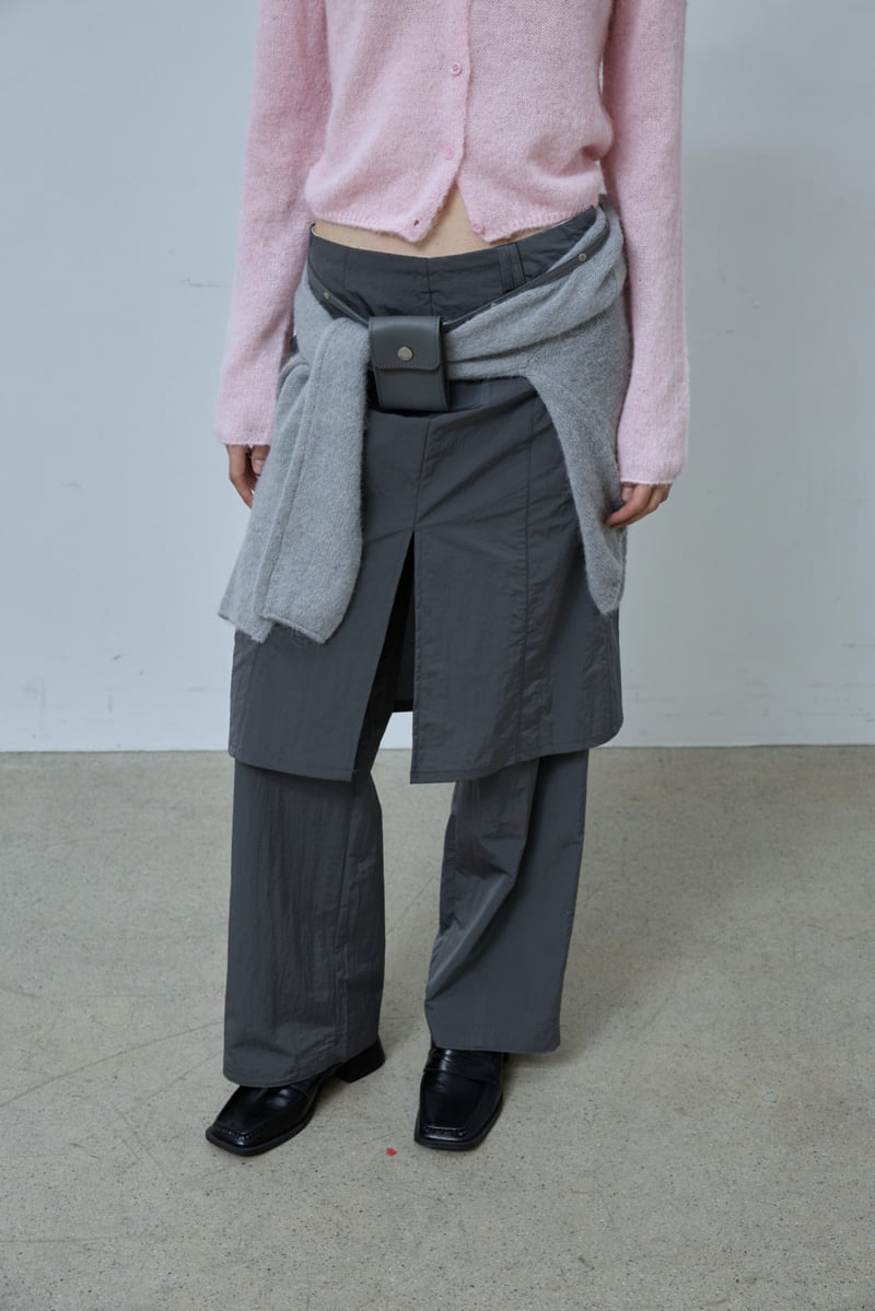 Better - Korean Women Fashion - #momslook - Stone Skirt Pants - 6