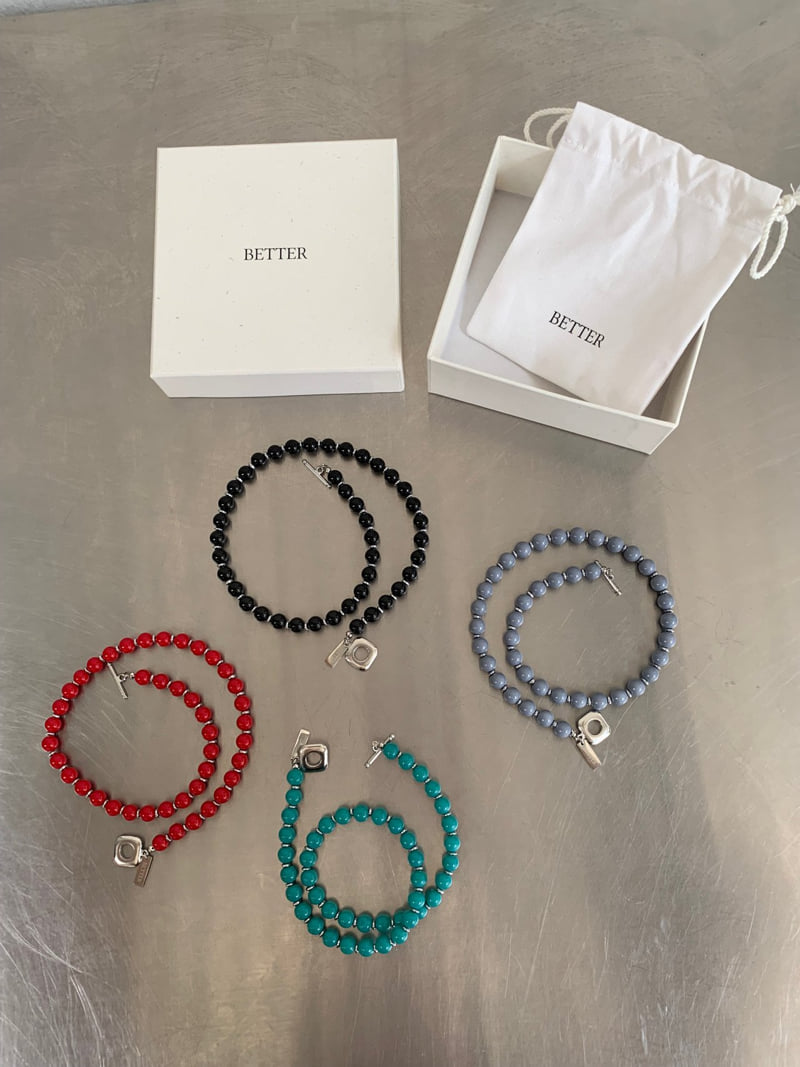 Better - Korean Women Fashion - #momslook - Rail Necklace