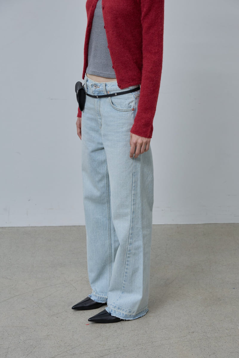 Better - Korean Women Fashion - #momslook - Washed Denim Pants - 12