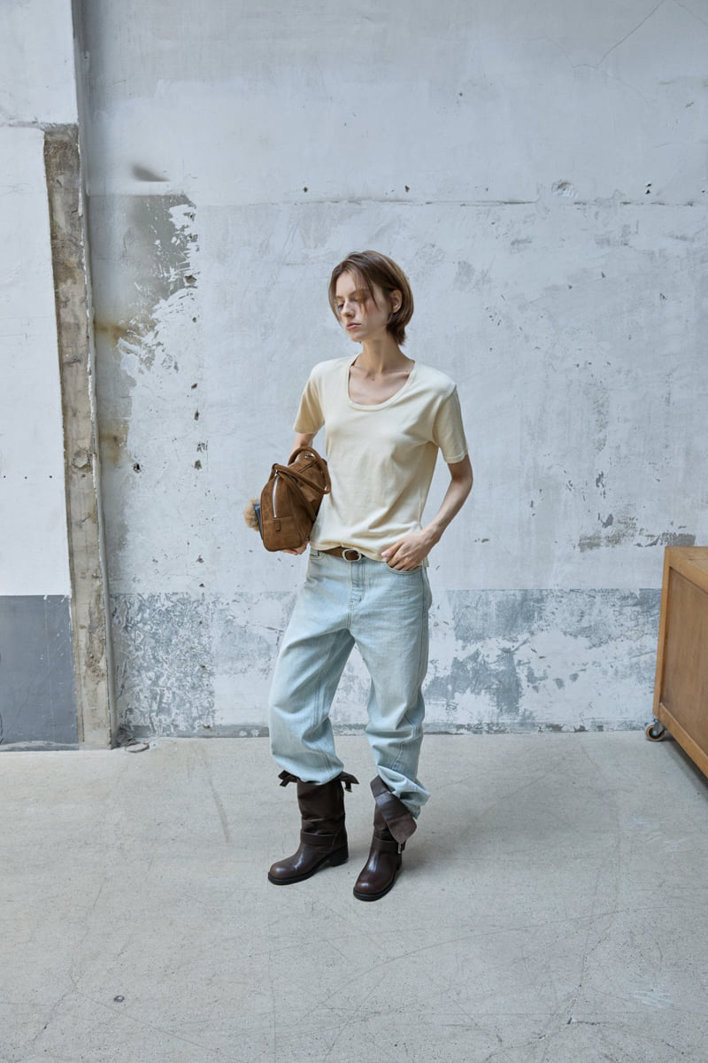 Better - Korean Women Fashion - #momslook - Washed Denim Pants - 6