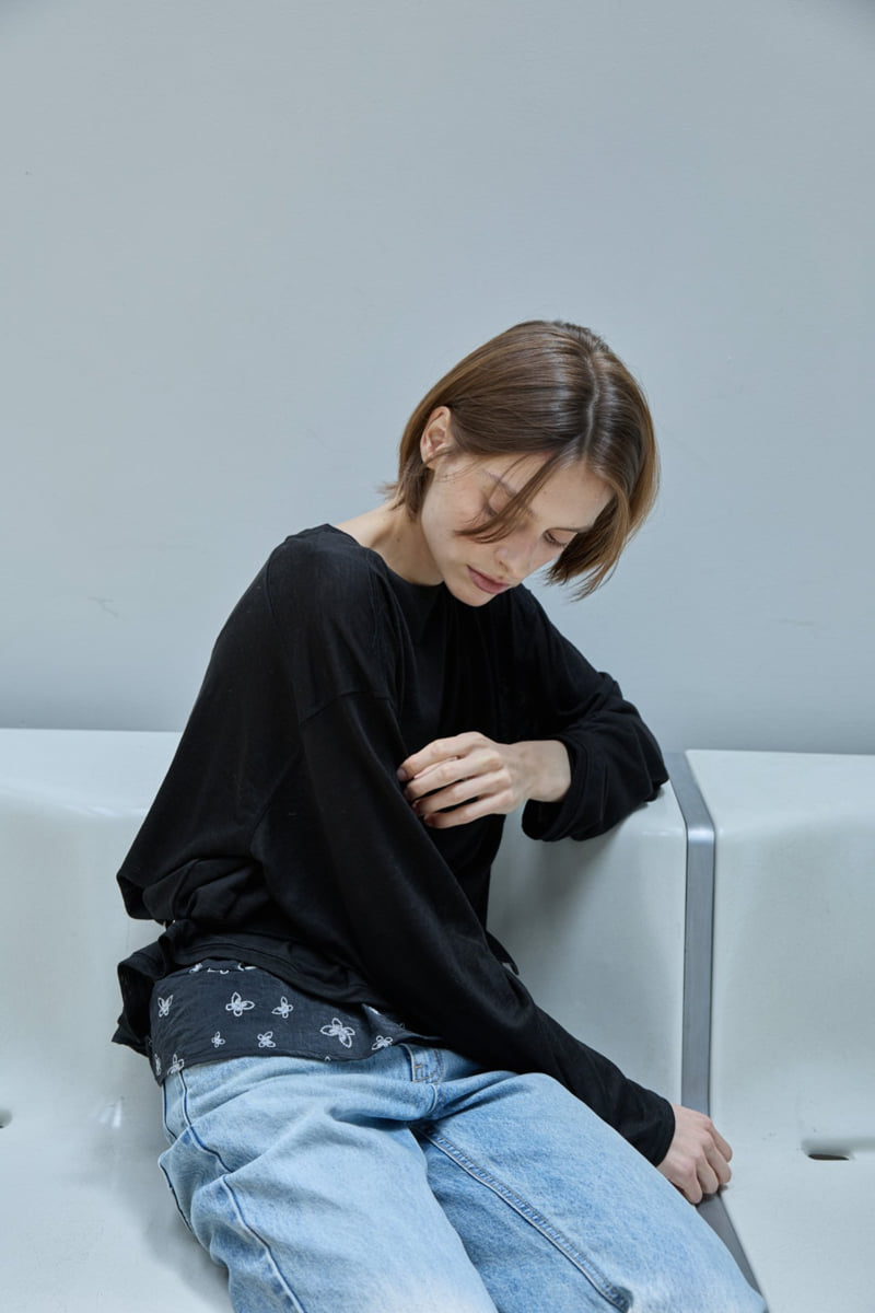 Better - Korean Women Fashion - #momslook - Blossom Loose Tee - 11