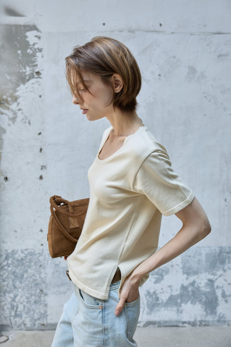Better - Korean Women Fashion - #vintageinspired - Soft Round Knit - 11