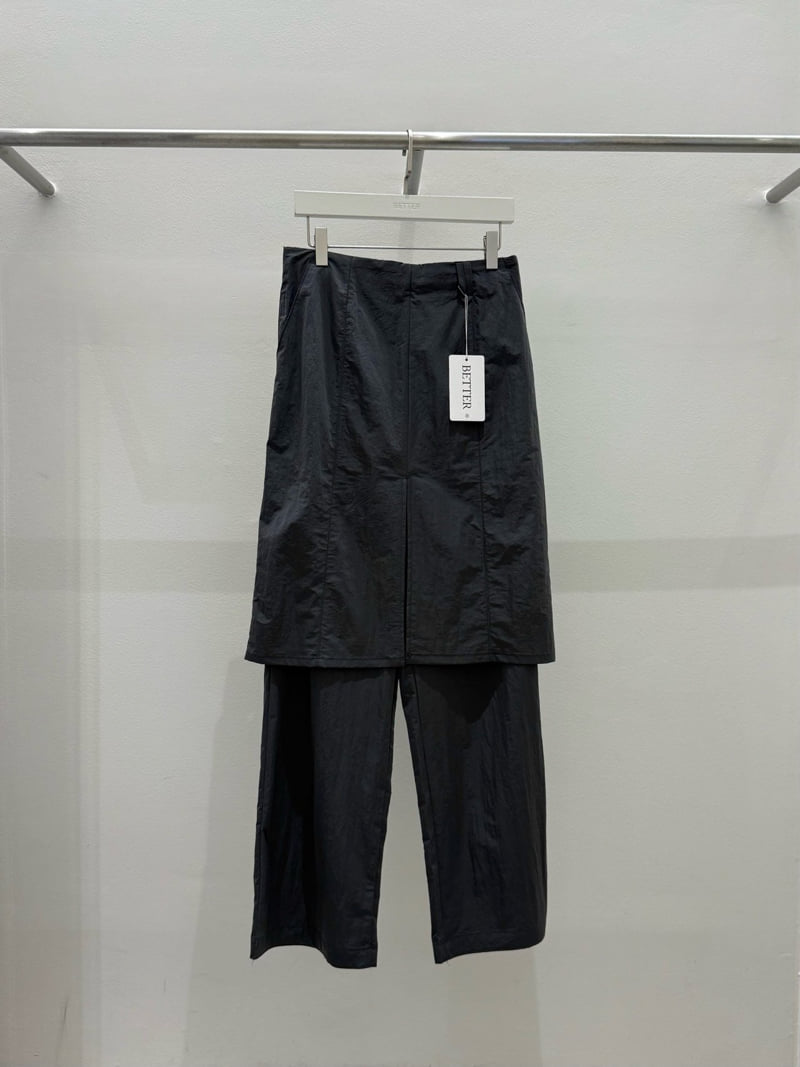Better - Korean Women Fashion - #womensfashion - Stone Skirt Pants - 3