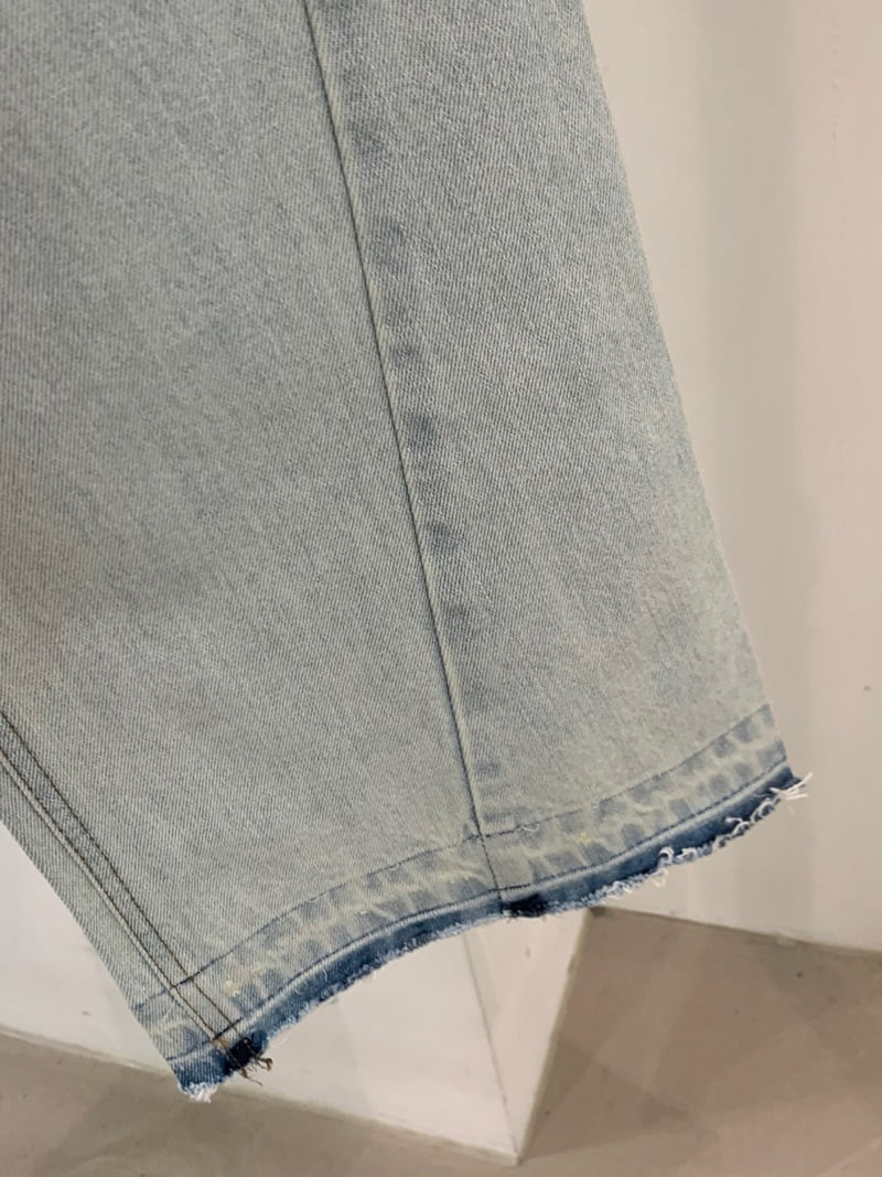 Better - Korean Women Fashion - #womensfashion - Washed Denim Pants - 3