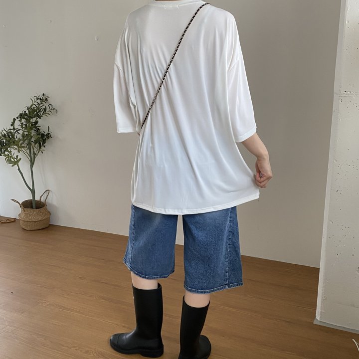 Bignarae - Korean Women Fashion - #momslook - Cool Paris Tee - 5
