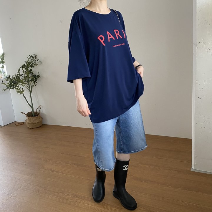 Bignarae - Korean Women Fashion - #momslook - Cool Paris Tee - 9