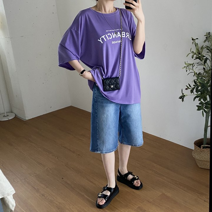 Bignarae - Korean Women Fashion - #momslook - Cool Urban City Tee - 10
