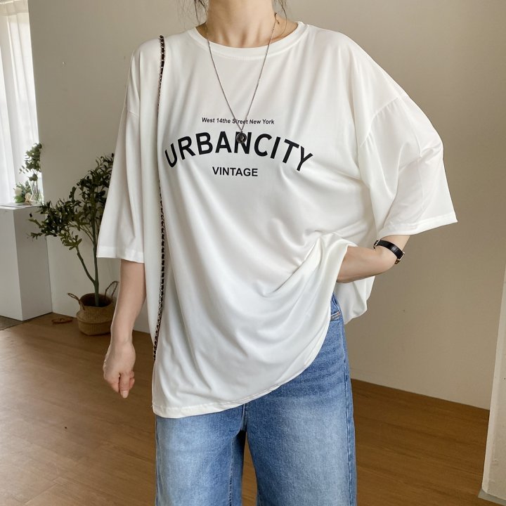 Bignarae - Korean Women Fashion - #momslook - Cool Urban City Tee - 2